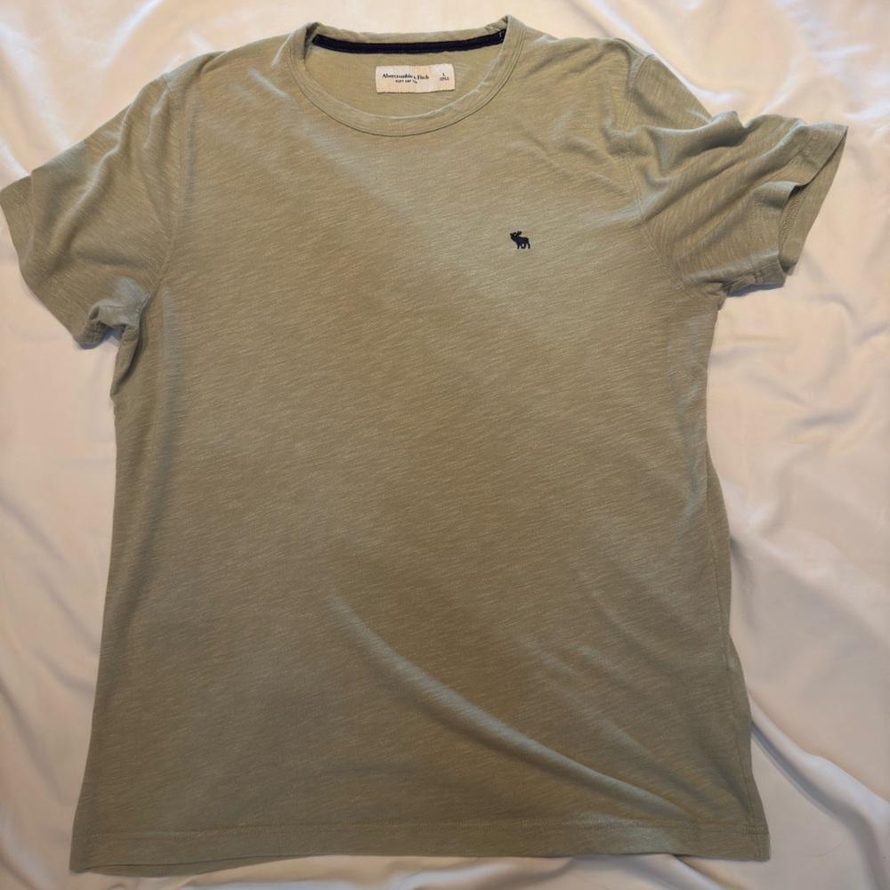 Abercrombie and Fitch, large green T-shirt